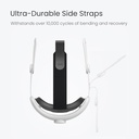 Comfort Head Strap Compatible with Meta Quest 3 Accessories, Elite Strap Replacement for Enhanced Support