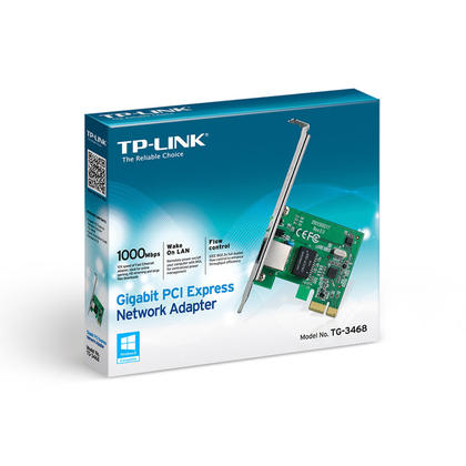 TP-Link TG-3468 PCI-Express Network Adapter (with Normal and Low Profile Bracket)
