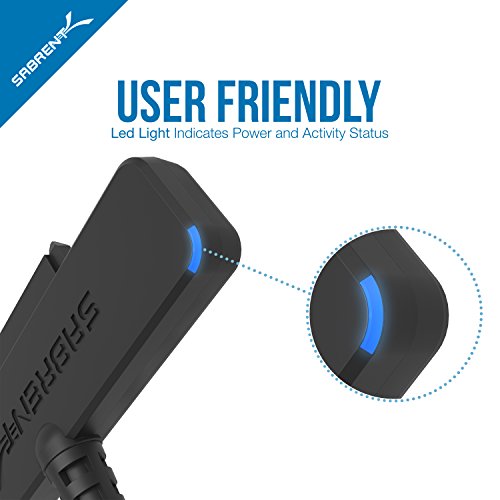 Sabrent USB 3.0 to SSD / 2.5-Inch SATA Hard Drive Adapter [Optimized for SSD, Support UASP SATA III] (EC-SSHD)