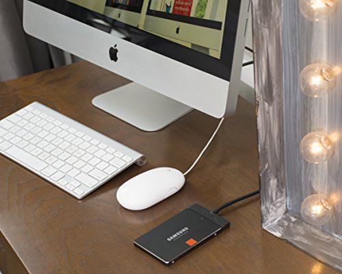 Sabrent USB 3.0 to SSD / 2.5-Inch SATA Hard Drive Adapter [Optimized for SSD, Support UASP SATA III] (EC-SSHD)