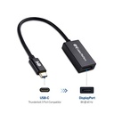 Cable Matters USB C to DisplayPort Adapter with 8K HDR DisplayPort 1.4 - USB Type C and Thunderbolt 3 Port Compatible with Oculus Rift S  MacBook Pro 