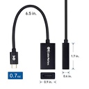 Cable Matters USB C to DisplayPort Adapter with 8K HDR DisplayPort 1.4 - USB Type C and Thunderbolt 3 Port Compatible with Oculus Rift S  MacBook Pro 