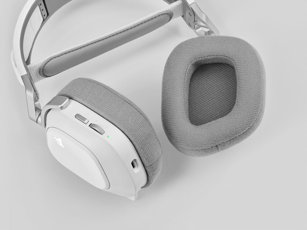 CORSAIR - HS80 RGB Wireless Gaming Headset for PC, Mac, PS5, PS4 - White