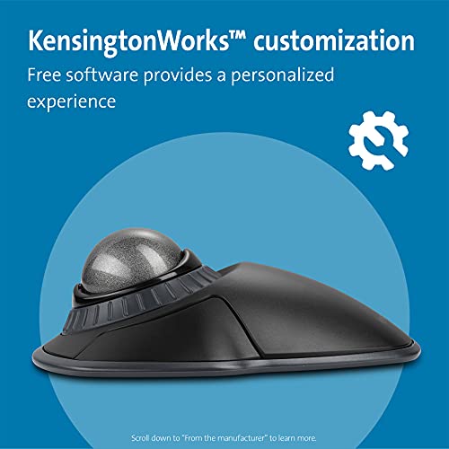 Kensington Orbit Wireless Trackball with Scroll Ring - Space Gray (K72675WW)