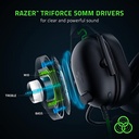 Razer BlackShark V2 X Wired Esports Headset for PC  USB  Black