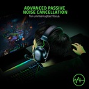 Razer BlackShark V2 X Wired Esports Headset for PC  USB  Black