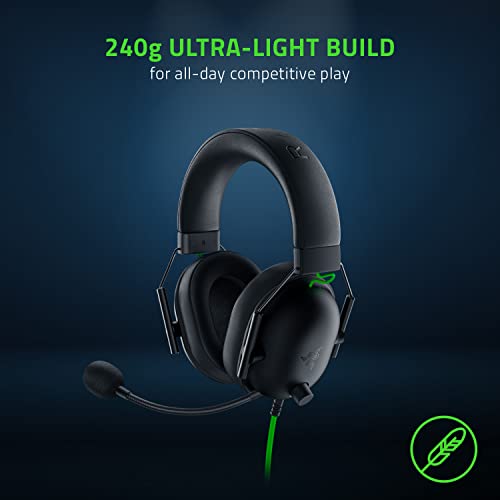 Razer BlackShark V2 X Wired Esports Headset for PC  USB  Black