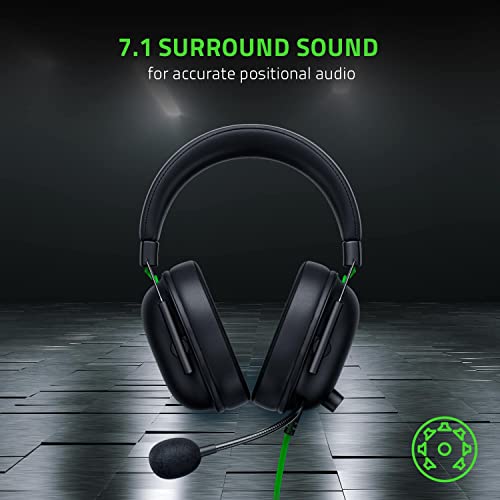 Razer BlackShark V2 X Wired Esports Headset for PC  USB  Black