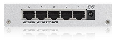 ZyXEL GS-105B V3 Unmanaged Network Switch L2+ Gigabit Ethernet...