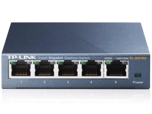 TP-Link TL-SG105 5 Port Gigabit Switch. Metal TL-SG105