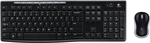 Logitech MK270 Wireless Combo - Keyboard and Mouse Set - French Input Device