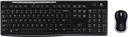 Logitech MK270 Wireless Combo - Keyboard and Mouse Set - French Input Device