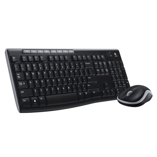 Logitech MK270 Wireless Combo - Keyboard and Mouse Set - French Input Device