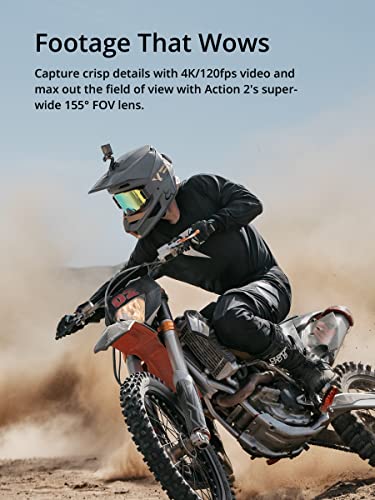 DJI Action 2 Dual-Screen Combo Action Sports Camera 12 MP 4K Ultra HD