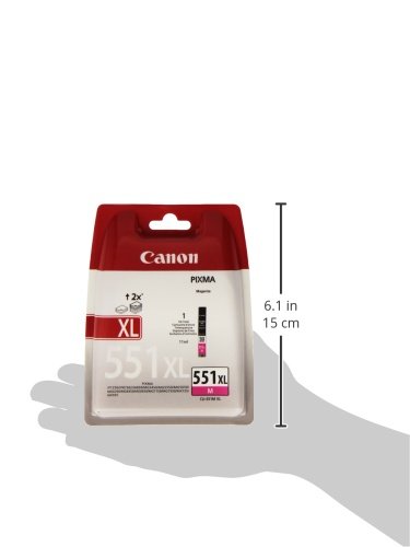Canon 6445B004 (551 MXL) Ink Cartridge Magenta, 680 Pages, 11ml