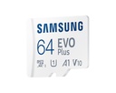 Samsung EVO Plus Memory Card 64 GB MicroSDXC UHS-I Class 10