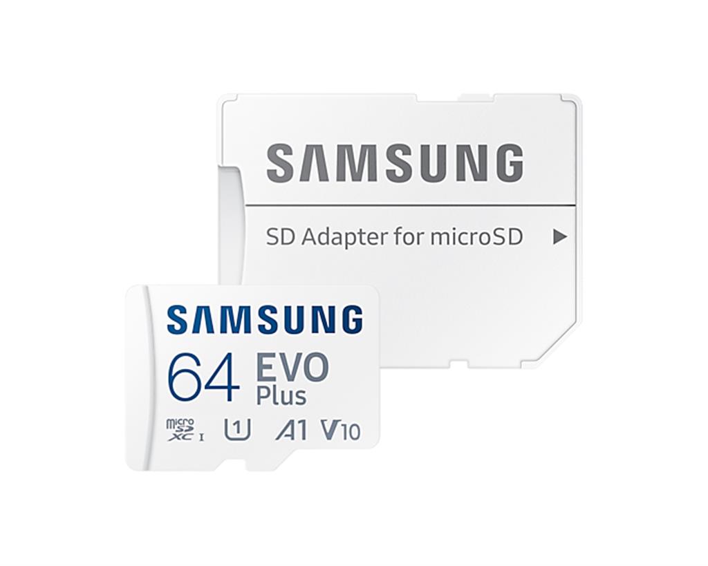 Samsung EVO Plus Memory Card 64 GB MicroSDXC UHS-I Class 10