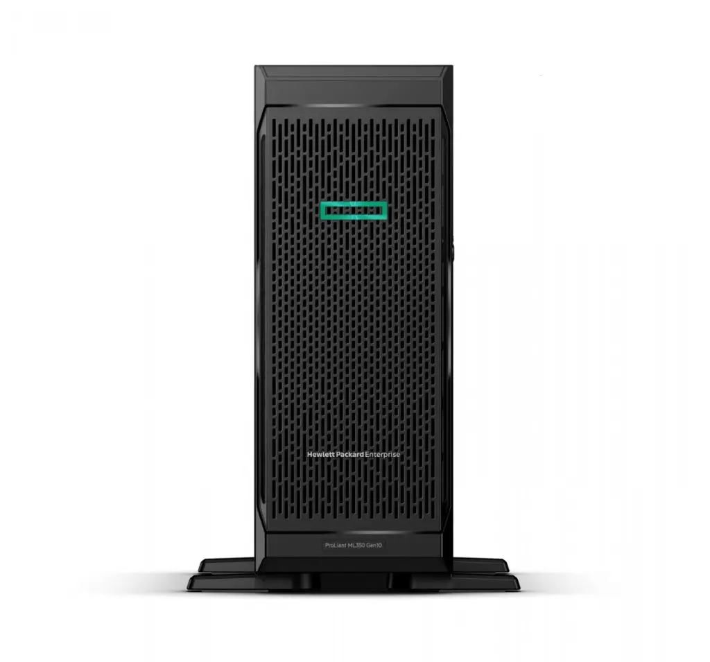 HPE ProLiant ML350 Gen10 Tower Intel Xeon-S 4210R 10-Core (2.40GHz 13.75MB) 16GB (1 x 16GB) 8 x SFF SC P408i-a SR 800W