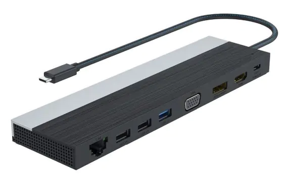 Station d'accueil universelle USB-C jusqu'à 100Watts Triple affichage
