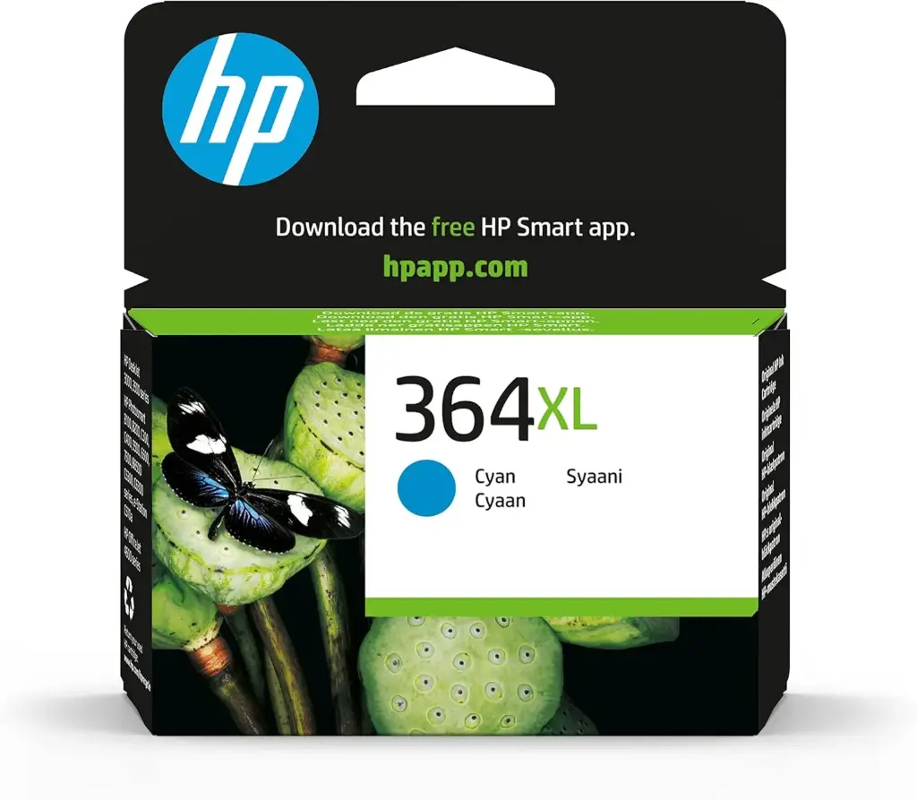 Hewlett-Packard HP 364XL - Druckerpatrone - 1 X Cyan - 750 Seiten (CB323EE#BA1)