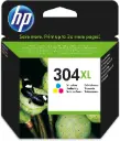 HP 304XL Cartouche d’encre trois couleurs grande capacité authentique