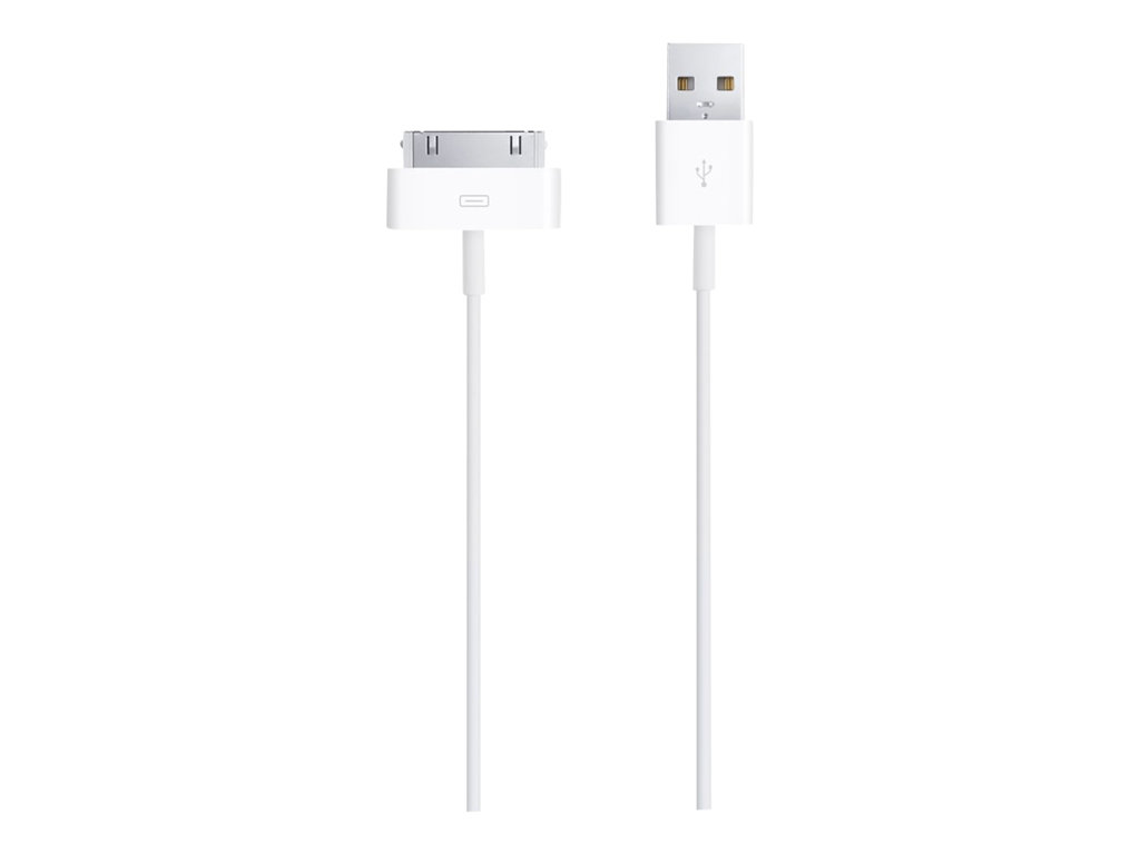 Apple Dock Connector to USB Cable for iPhone/iPad/iPod Touch, White (MA591G/C)