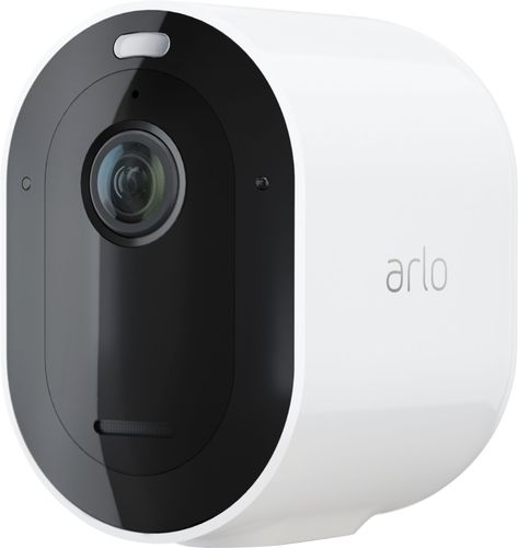 Arlo Pro 4 Spotlight Camera - 1 Pack - Wireless Security Camera  2K Surveillance & HDR  Color Night Vision  2 Way Audio  White - VMC4050P