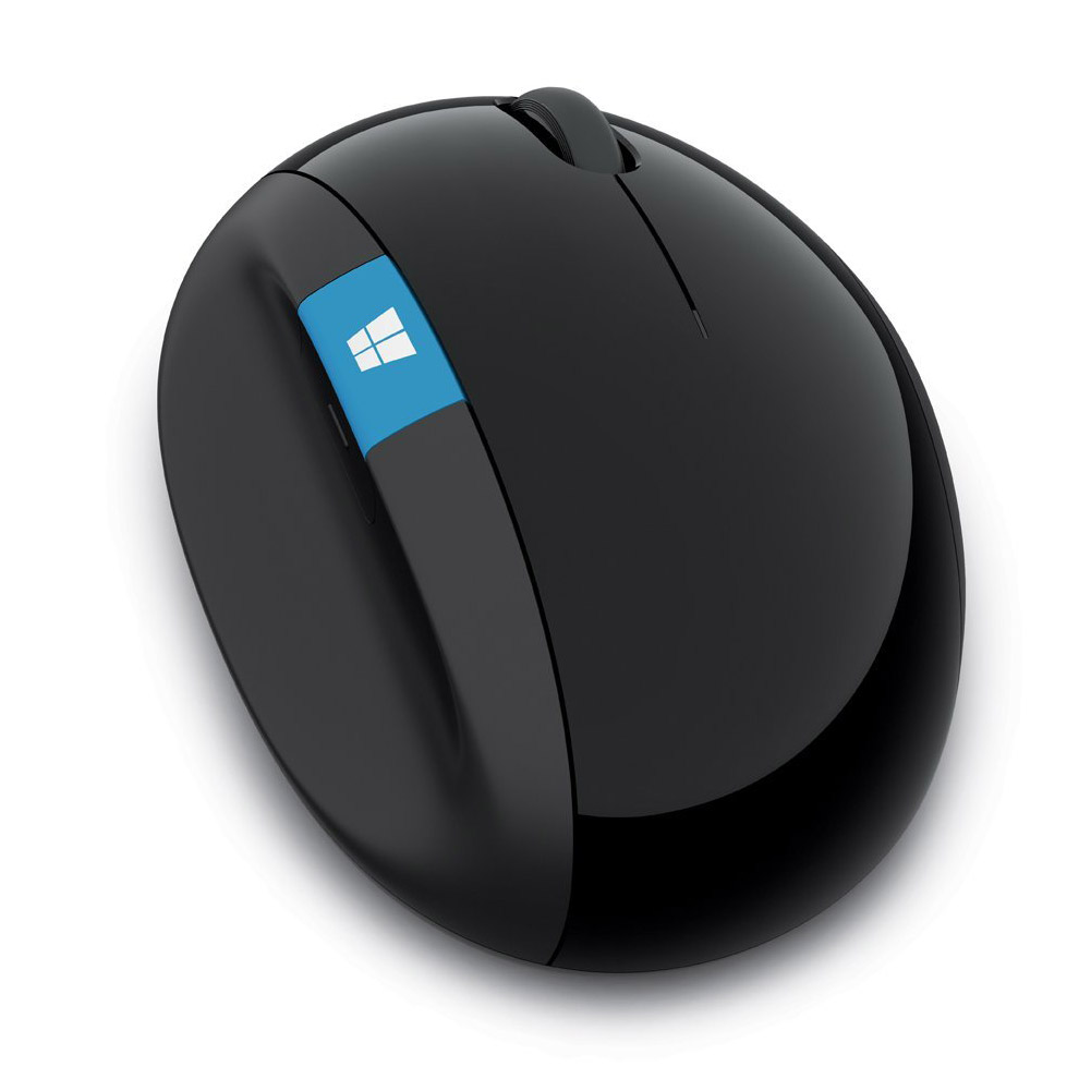 Microsoft Sculpt Ergonomic L6V-00001 Wireless Bluetrack Mouse, Black