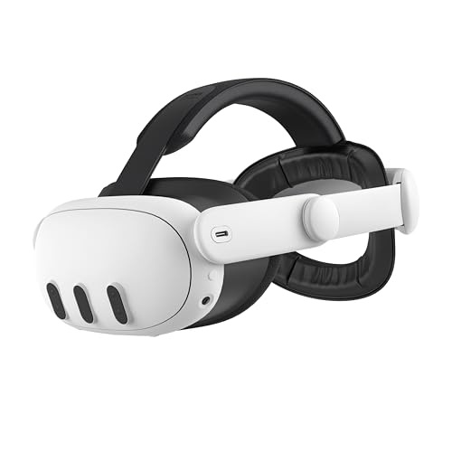 Comfort Head Strap Compatible with Meta Quest 3 Accessories, Elite Strap Replacement for Enhanced Support