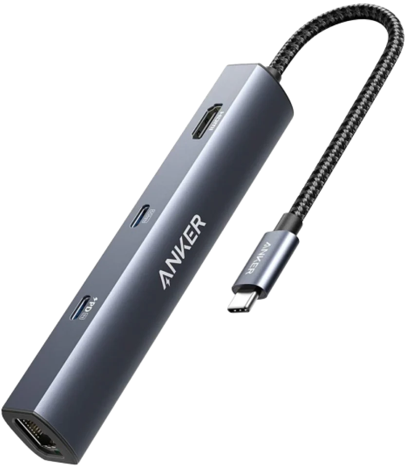 ANKER Hub USB-C Anker 543 (6 en 1, fin)
