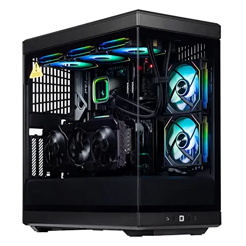 HYTE Y40 S-Tier Aesthetic Panoramic ATX Mid-Tower Gaming Computer Case, Black