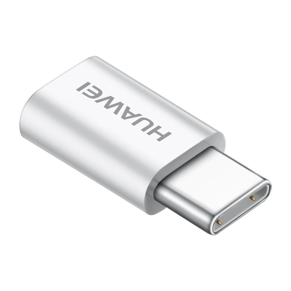 Official Huawei Micro USB to USB-C Adapter - White