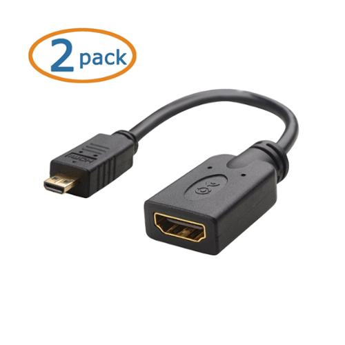 Cable Matters Micro HDMI to HDMI Adapter