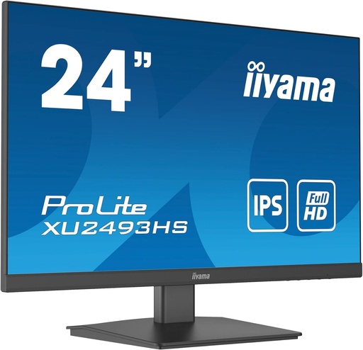 [XU2493HS-B5] IIYAMA Ecran 24'' Noir dalle IPS LED 16:9 Full HD 4ms 250 cd/m HDMI DP
