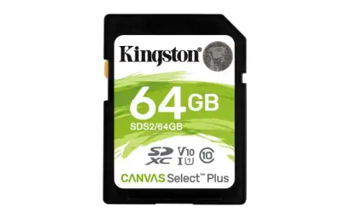 [SDS2/64GB] Carte Mémoire 64GB SDXC Canvas Select Plus 100R C10 UHS-I U1 V10