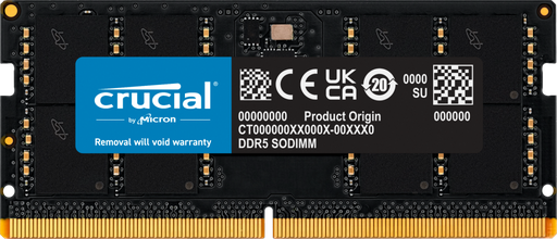 [CT32G48C40S5] 32GB DDR5 4800MHz SODIMM
