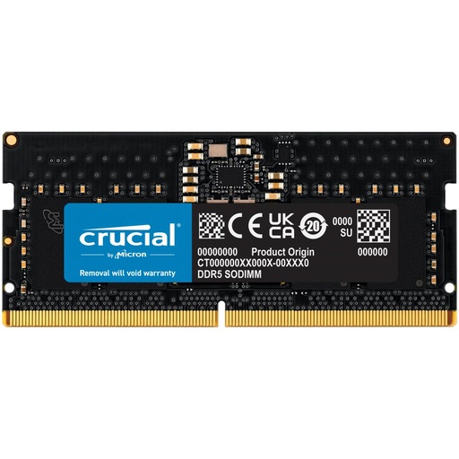 [CT8G48C40S5] Crucial 8GB DDR5 4800 Mhz SDRAM 