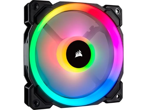 [CO-9050071-WW] Corsair LL Series CO-9050071-WW LL120 RGB, 120mm Dual Light Loop RGB LED PWM Fan, Single Pack