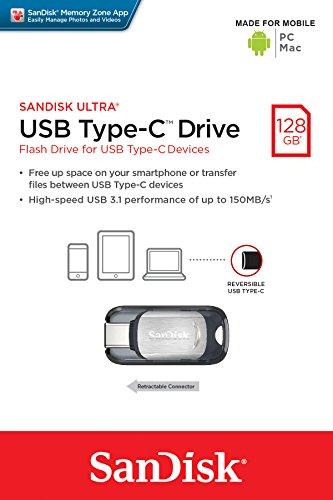 [Sdcz450-128g-g46] SanDisk Ultra USB Type-C 128 GB up to 150 MB/s USB 3.1 Flash Drive