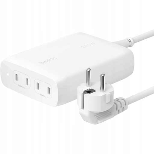 [WCH015] Belkin BoostCharge Pro Laptop. Smartphone. Tablet White AC Fast Chargi