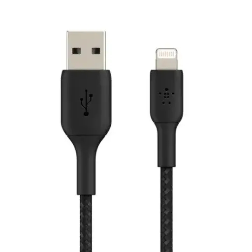 [CAA002BT2MBK] Boost Charge Braided Lightning to USB-a Cable