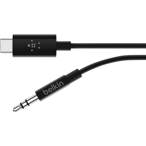 [F7U079BT03-BLK] BELKIN USB-C vers Jack 3.5mm Audio Cable