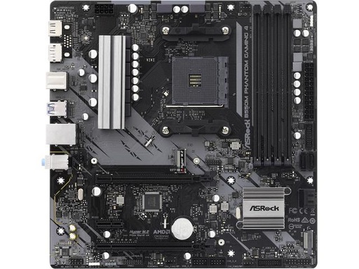 [B550M PHANTOM GAMING 4] Carte mère AMD RYZEN 5000 DESKTOP READY
