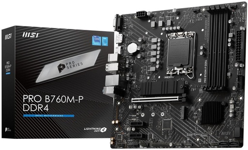 [PRO B760M-P DDR4] MSI PRO B760M-P DDR4 - Micro ATX - Socket Intel 1700