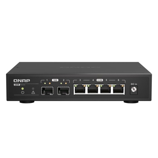 [QSW-2104-2S-A-US] QNAP Qnap QSW-2104-2S 6-Port Unmanaged Switch W/2x 10GbE SFP+ and 4x 2.5GbE RJ45