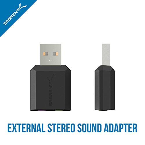 [AU-MMSA] AU-MMSA USB External Stereo Sound Adapter for Windows & Mac