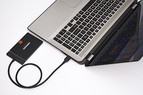 [EC-SSHD] Sabrent USB 3.0 to SSD / 2.5-Inch SATA Hard Drive Adapter [Optimized for SSD, Support UASP SATA III] (EC-SSHD)