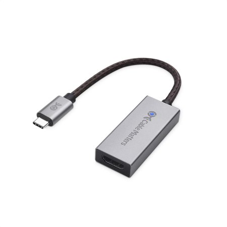 [201388-A] Cable Matters 48Gbps USB C to HDMI Adapter Supporting 4K 120Hz and 8K HDR - Thunderbolt 3 and Thunderbolt 4 Port Compatible - Maximum Supported Resolu