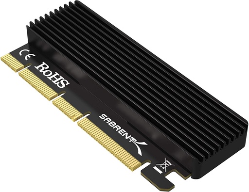 [EC-PCIE] EC-PCIE NVMe M.2 SSD to PCIe X16-X8-X4 Card with Aluminum Heat Sink