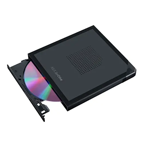[SDRW-08V1M-U/BLK/G/AS/] Asus TeK SDRW-08V1M-U-BLK-G-as ZenDrive V1M External 8X DVD USB-C Drive, Black
